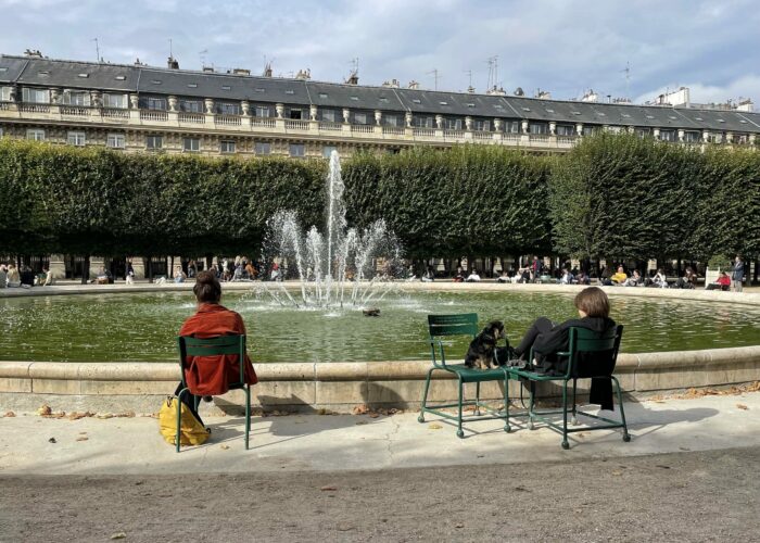 Balade Street-art & Space Invaders autour du Palais Royal - Le jardin et la fontaine du Palais Royal, un incontournable du quartier